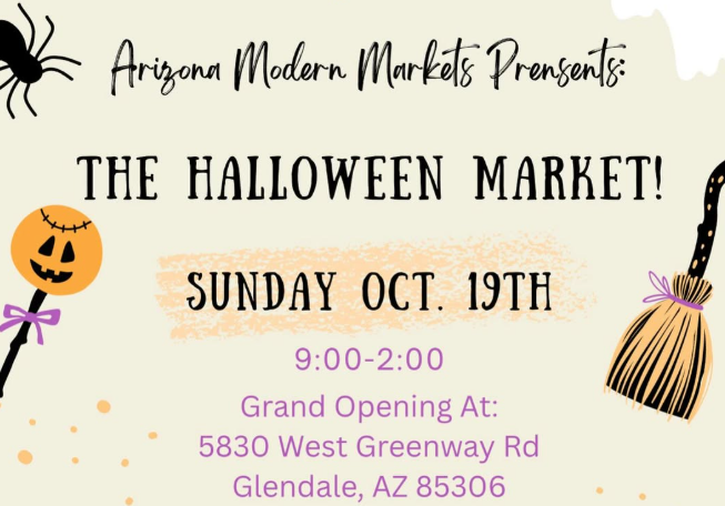 October 19, 2025 - The Arizona Modern Halloween Market - 5830 W Greenway Road Glendale, AZ 85306