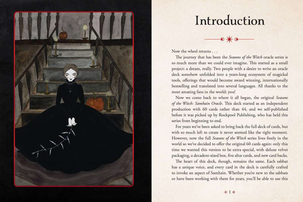 Seasons of the Witch: Samhain Oracle DELUXE EDITION by Lorriane Anderson, Juliet Diaz, & Giada Rose