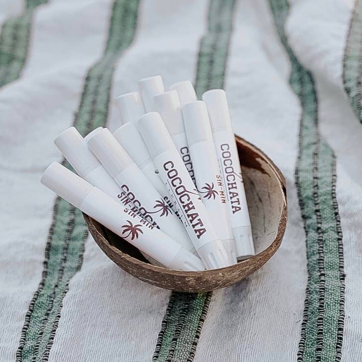 SIN-MIN - Cocochata Lip Balm - (Coconut & Sweet Cinnamon)