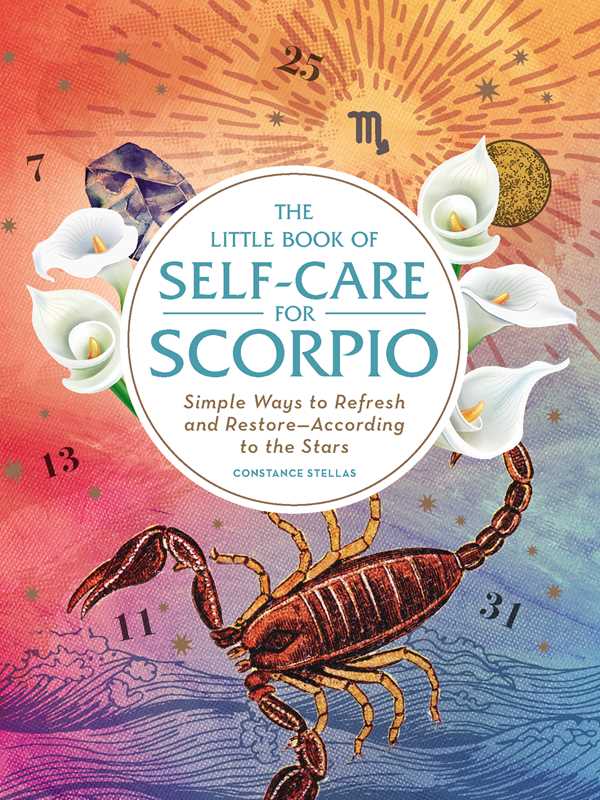 Simon & Schuster - Little Book of Self-Care for Scorpio by Constance   Stellas: Hardcover; 160 pages / English