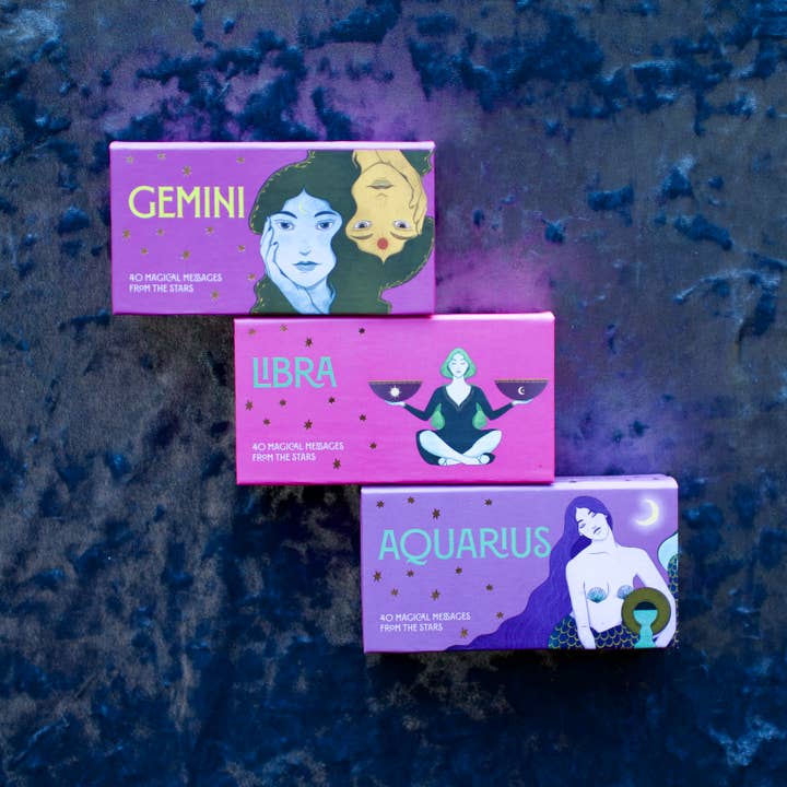 Aquarius Pocket Zodiac Cards: 40 Magical Messages