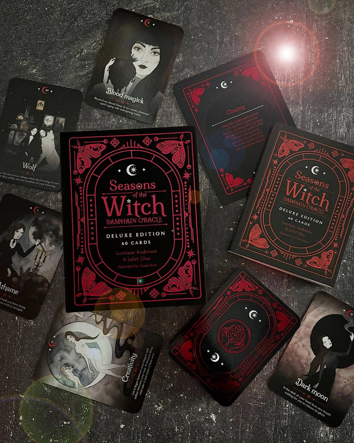 Seasons of the Witch: Samhain Oracle DELUXE EDITION by Lorriane Anderson, Juliet Diaz, & Giada Rose