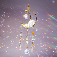 Opalite Moon Suncatcher - Not Every Libra