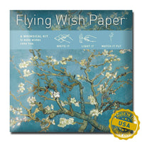 FLYING WISH PAPER® – Manifestation & Intention Ceremony Kits - ALMOND BLOSSOMS - Wish Paper™ Spring Mindfulness Gift Kit