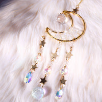 Opalite Moon Suncatcher - Not Every Libra
