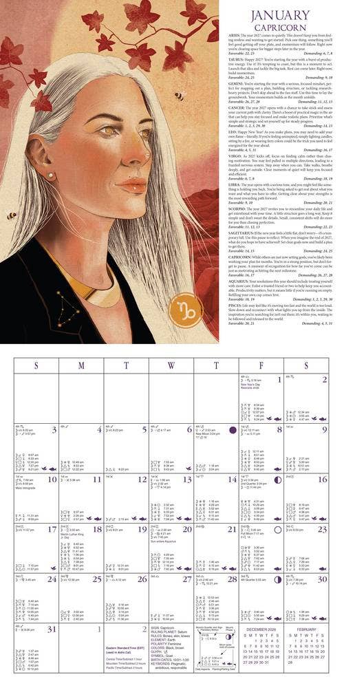 Llewellyn Worldwide - Llewellyn's 2027 Astrological Calendar: Horoscopes & Moon