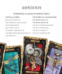 Simon & Schuster - Gothic Steampunk Tarot by Liz Dean: Mixed Media; 64 pages / English