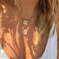 Zodiac Pink Shell Necklace: Leo - Not Every Libra