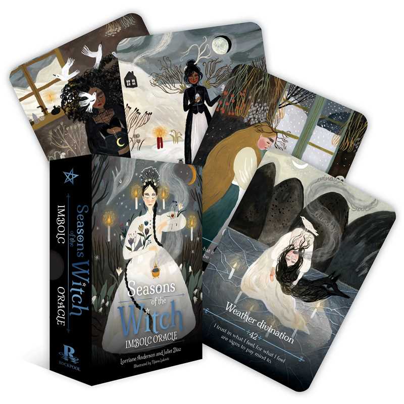 Simon & Schuster - Seasons of the Witch: Imbolc Oracle by Lorriane Anderson: Flashcards; 144 pages / English
