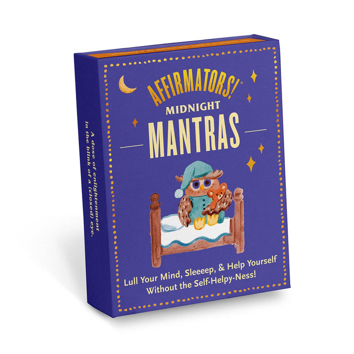 Knock Knock - Affirmators!® Mantras (Midnight) Nightly Affirmation Cards