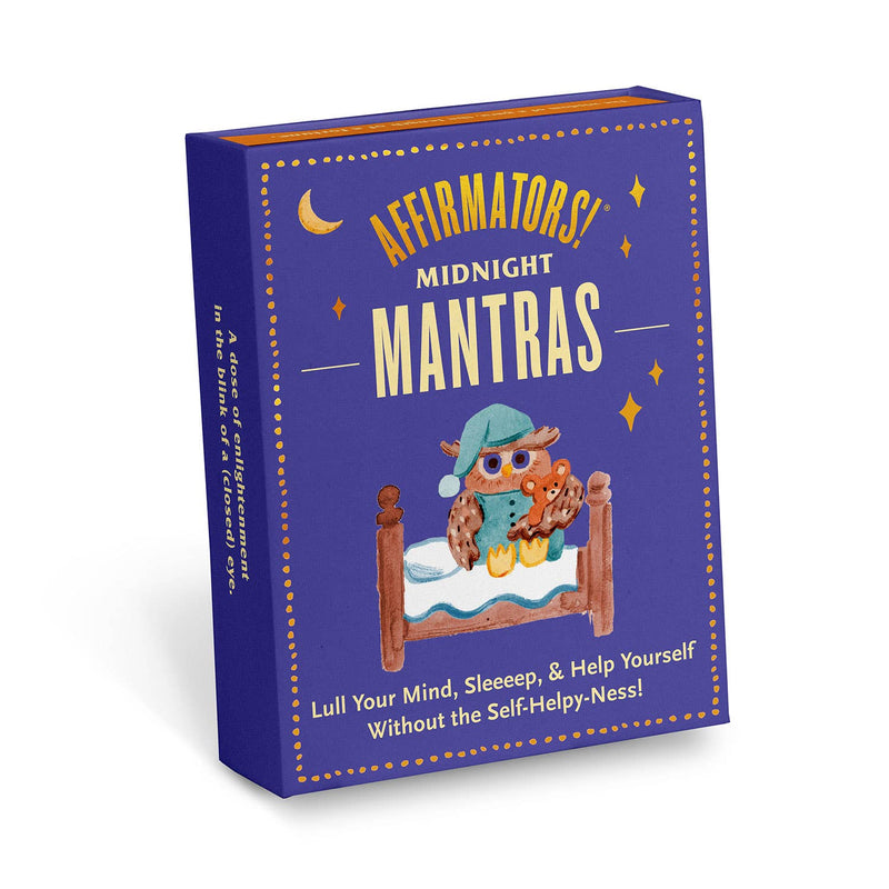 Knock Knock - Affirmators!® Mantras (Midnight) Nightly Affirmation Cards