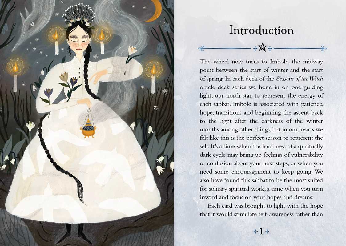 Simon & Schuster - Seasons of the Witch: Imbolc Oracle by Lorriane Anderson: Flashcards; 144 pages / English