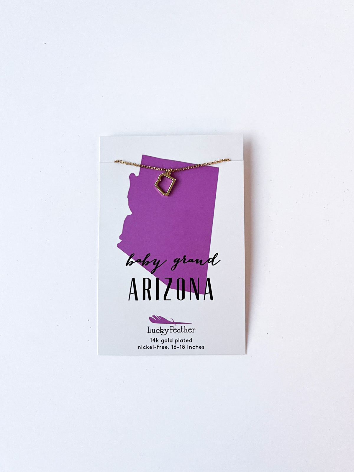ARIZONA - State Necklace - Gold - Not Every Libra