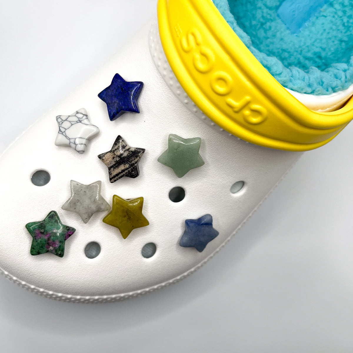 Crystal Croc Charms - Star Shaped - Not Every Libra