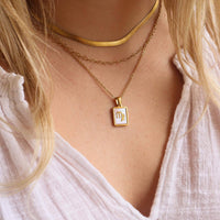 Zodiac Pink Shell Necklace: Leo - Not Every Libra