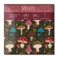 FLYING WISH PAPER® – Manifestation & Intention Ceremony Kits - Mushrooms Wish Paper | Manifestation Kit | Ritual Gift