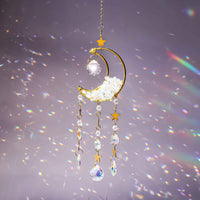 Opalite Moon Suncatcher