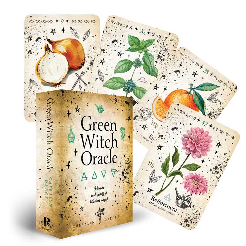 Simon & Schuster - Green Witch Oracle Cards by Cheralyn Darcey: Flashcards; 144 pages / English