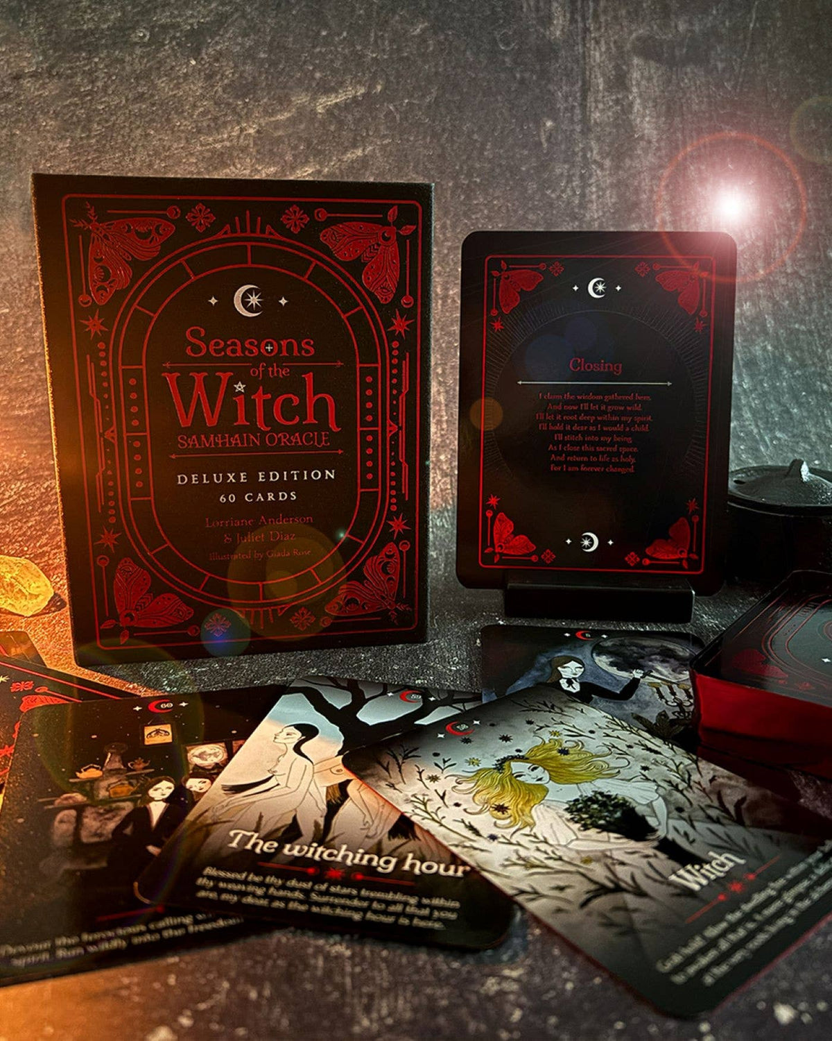 Seasons of the Witch: Samhain Oracle DELUXE EDITION by Lorriane Anderson, Juliet Diaz, & Giada Rose