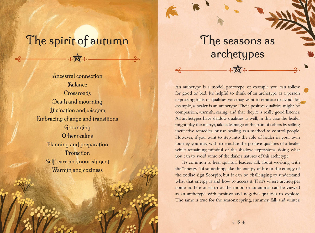 Simon & Schuster - Seasons of the Witch Autumn Tarot by Lorriane Anderson