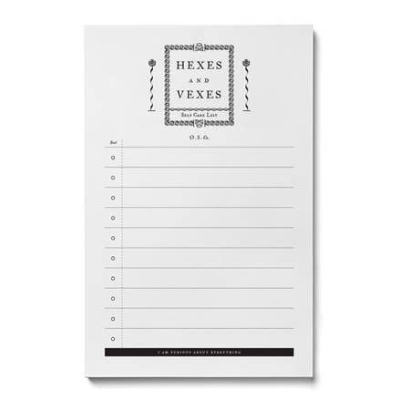 Hexes and Vexes Notepad - Not Every Libra