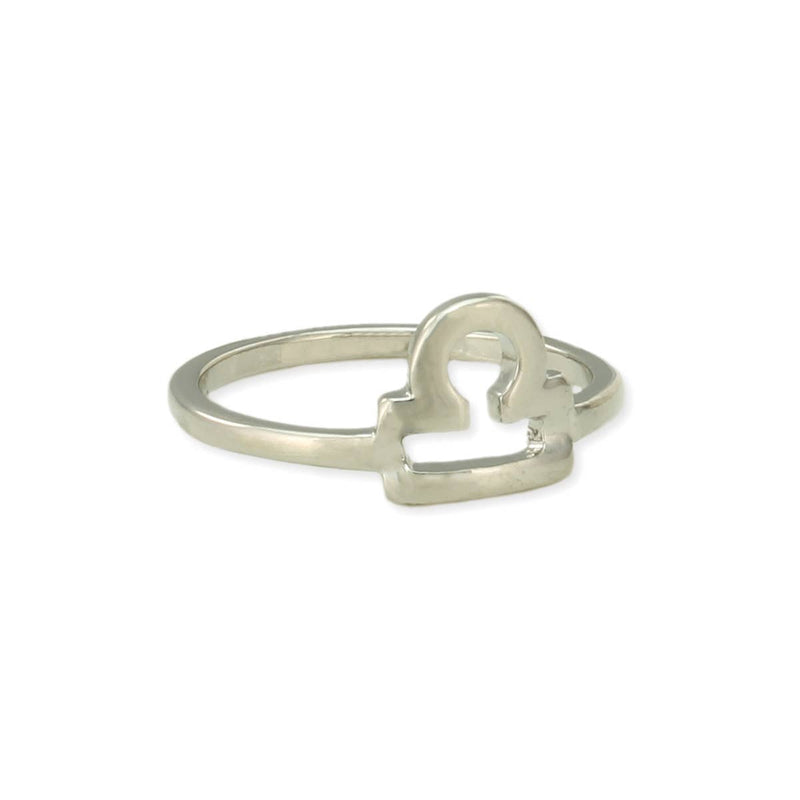 ZAD - Silver Libra Symbol Zodiac Ring - Not Every Libra