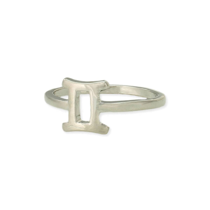 ZAD - Silver Gemini Symbol Zodiac Ring - Not Every Libra
