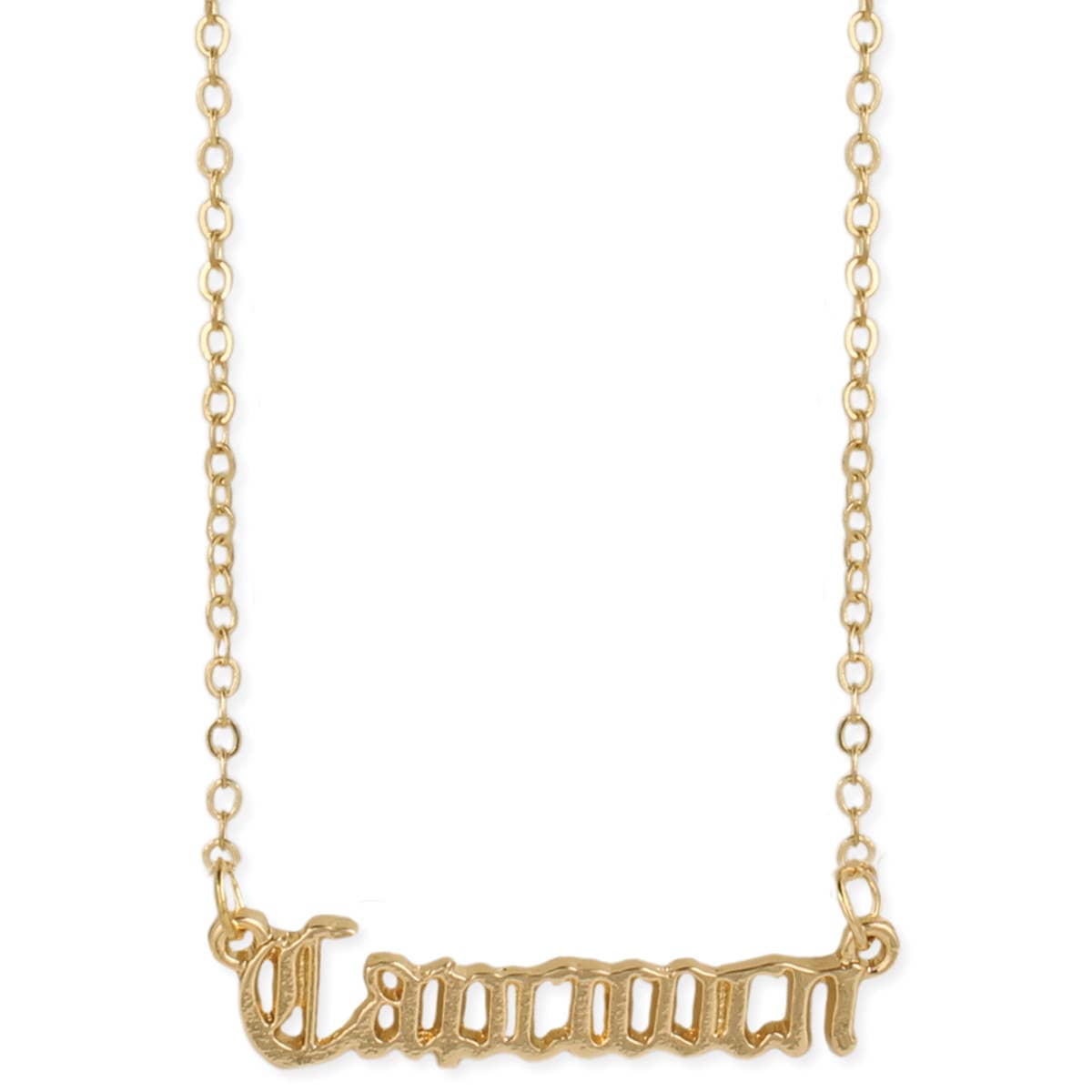 ZAD - Capricorn Script Zodiac Necklace - Not Every Libra