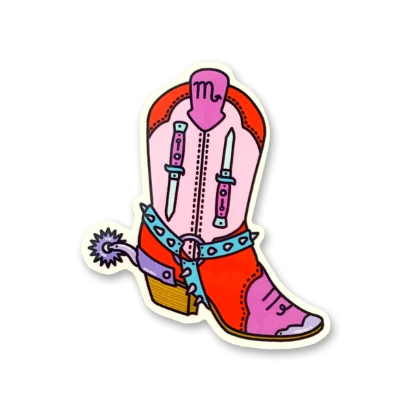 Zodiac Boots Sticker - Scorpio - Not Every Libra