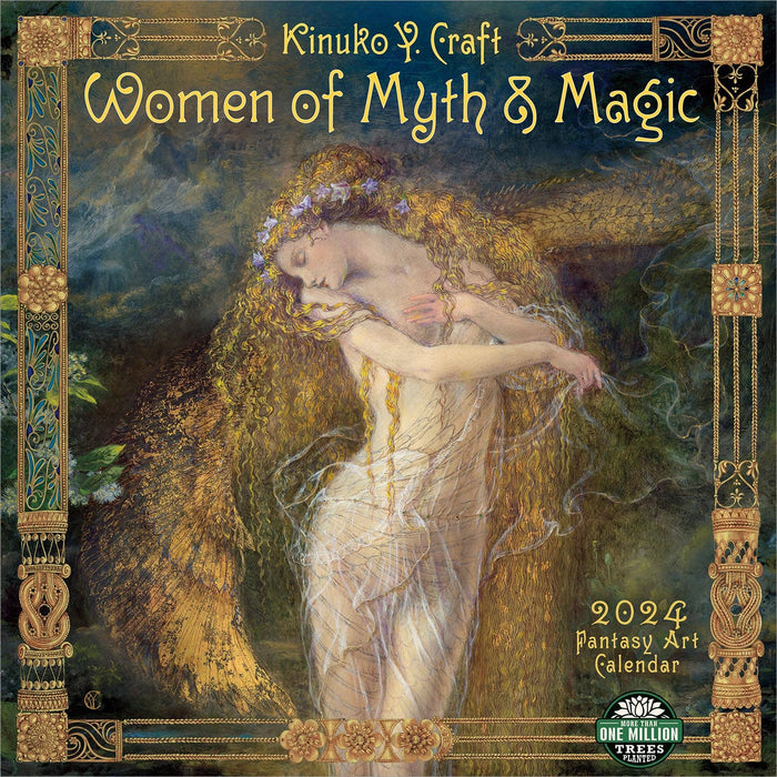 Amber Lotus Publishing - Women of Myth & Magic 2024 Wall Calendar by Kinuko Craft