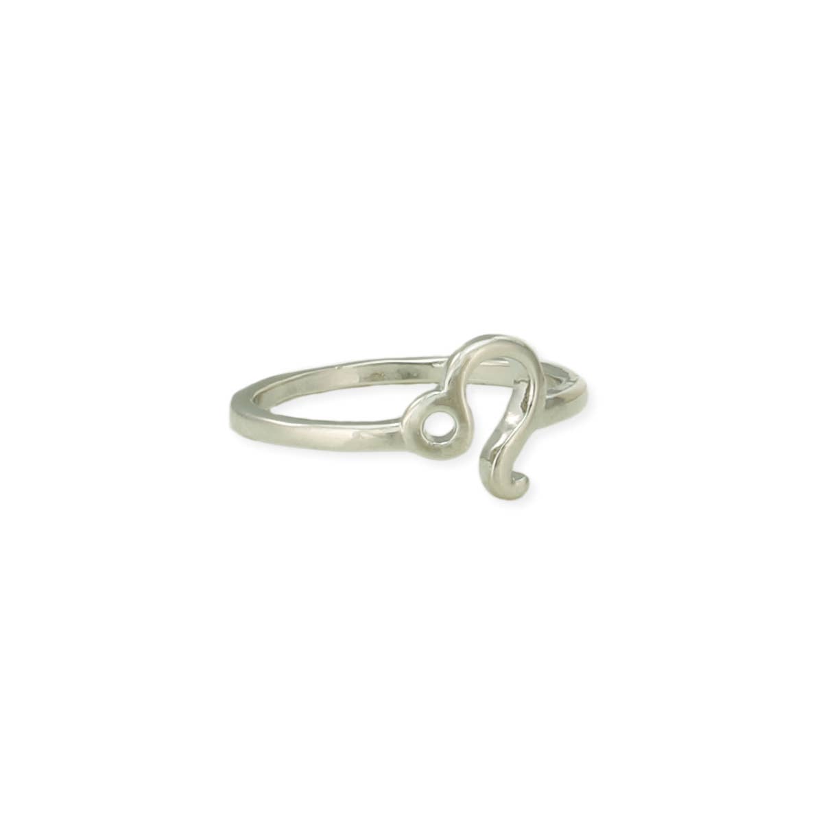 ZAD - Silver Leo Symbol Zodiac Ring - Not Every Libra