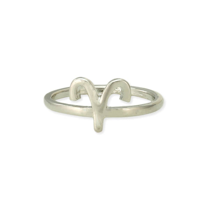 ZAD - Silver Aries Symbol Zodiac Ring - Not Every Libra