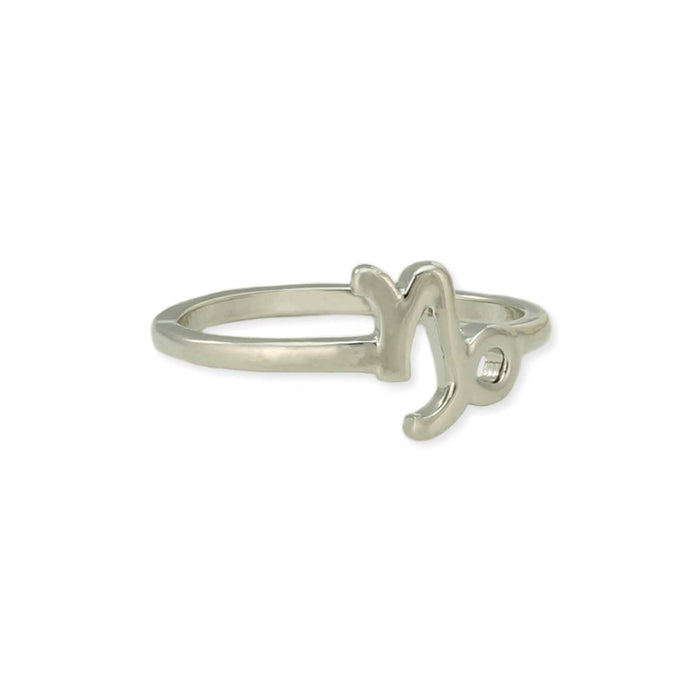 ZAD - Silver Capricorn Symbol Zodiac Ring - Not Every Libra