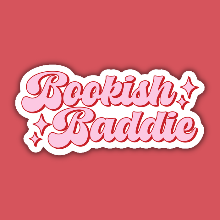 Bookish Baddie Sticker