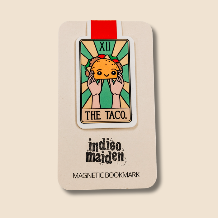 Bookmark - Magnetic - The Taco Tarot Card Design - Not Every Libra