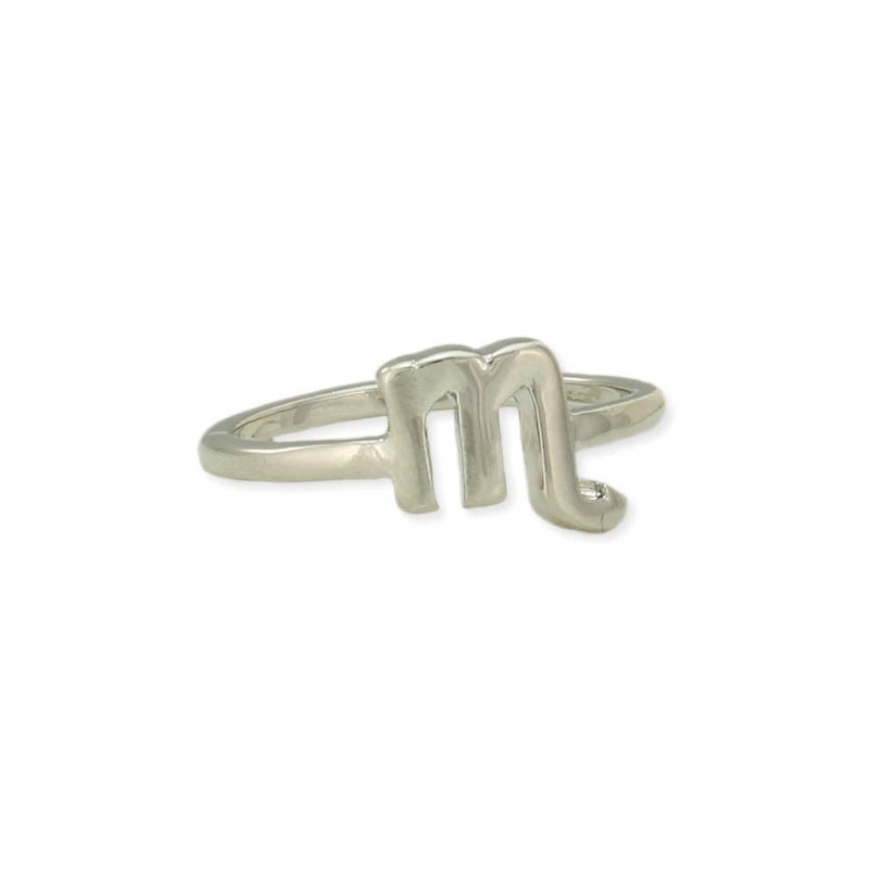 ZAD - Silver Scorpio Symbol Zodiac Ring - Not Every Libra