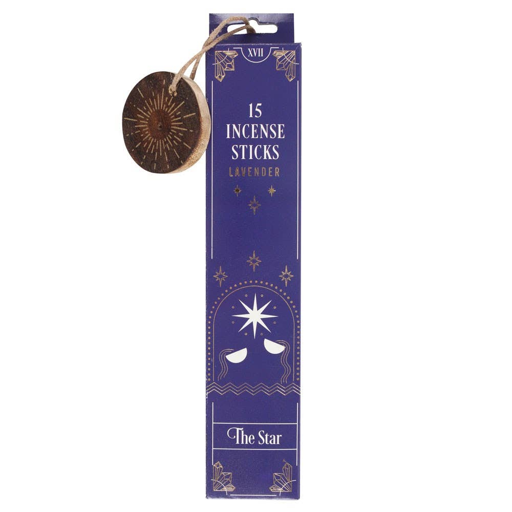 The Star Lavender Tarot Card Incense Sticks