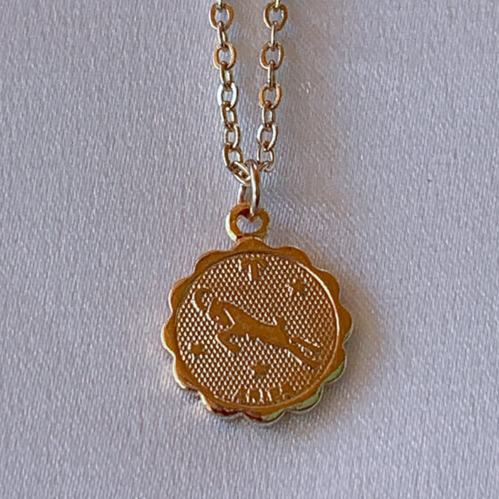 Zodiac Coin Necklace - Aries - Not Every Libra