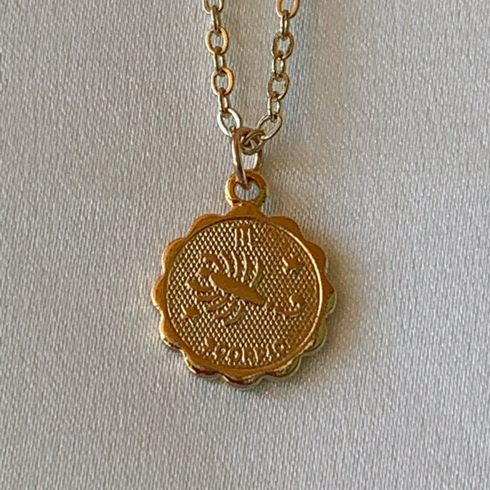Zodiac Coin Necklace - Scorpio - Not Every Libra