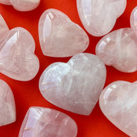 Tumbled Rose Quartz Hearts - Not Every Libra