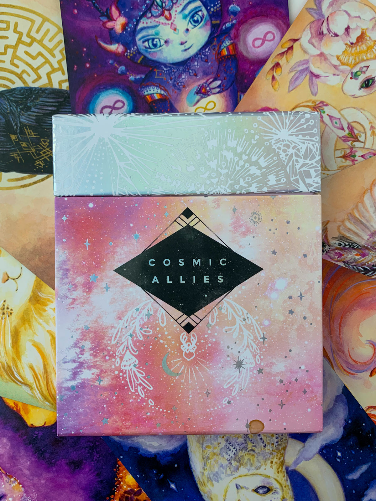 Cosmic Allies Altar Art Deck & Book - Art by Nicole Piar - Not Every Libra