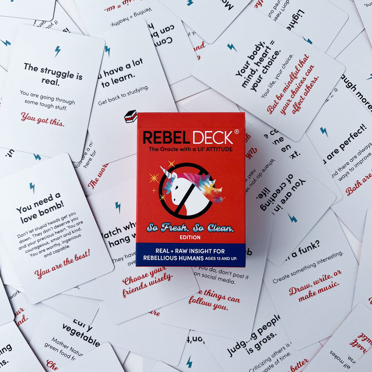 Rebel Deck - So Fresh. So Clean. Edition- Deck for Teens - Not Every Libra