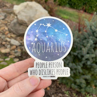 Zodiac Stickers - Aquarius - Not Every Libra