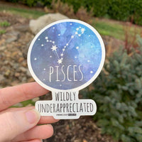 Zodiac Stickers - Pisces - Not Every Libra