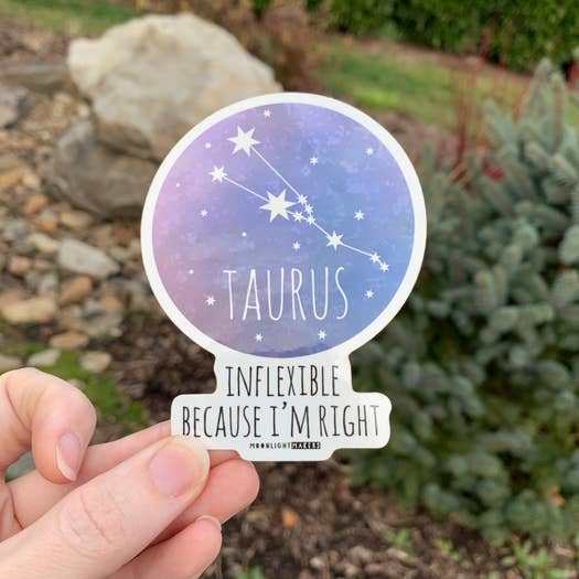 Zodiac Stickers - Taurus - Not Every Libra