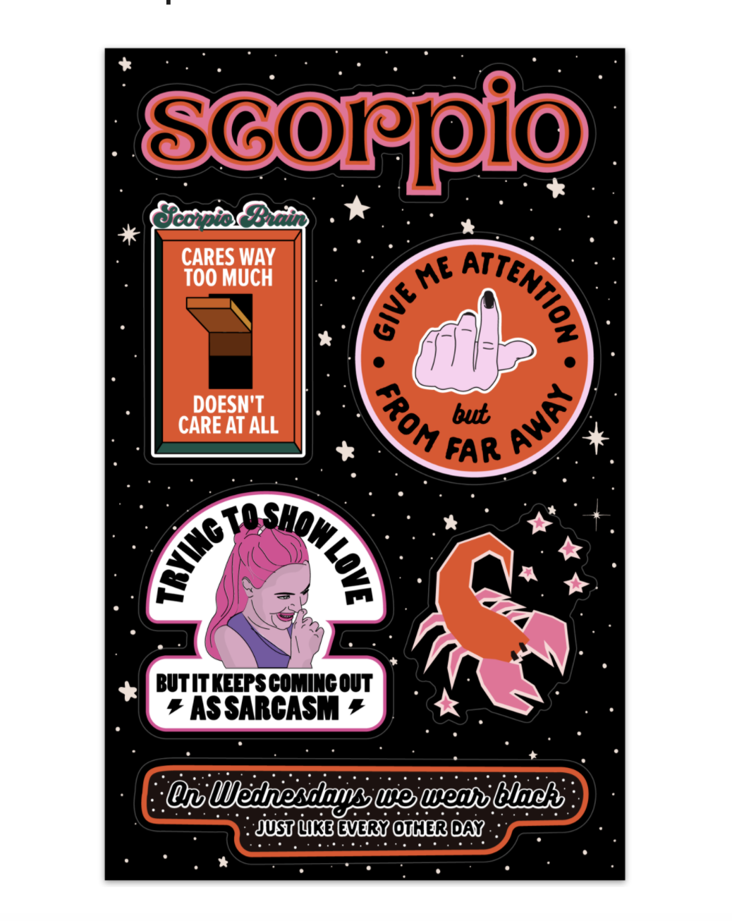 Astrology Sticker Set - Fun Club - Not Every Libra