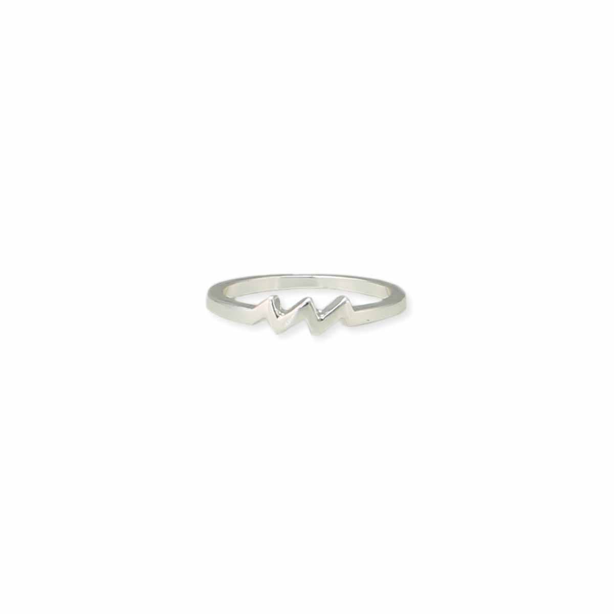 ZAD - Silver Aquarius Symbol Zodiac Ring - Not Every Libra