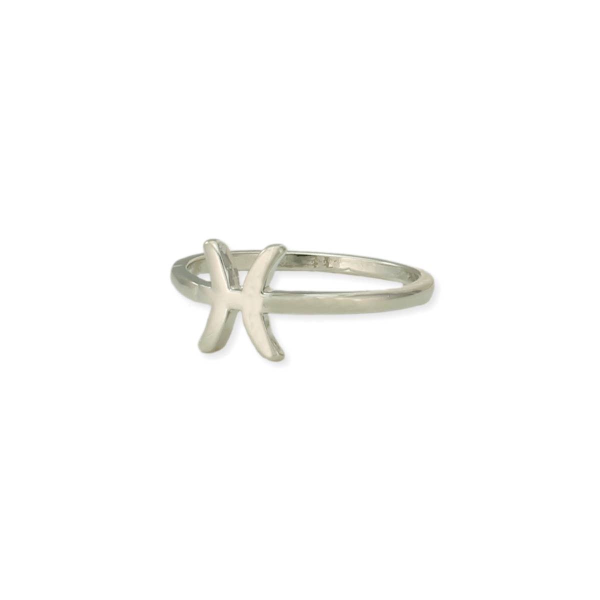 ZAD - Silver Pisces Symbol Zodiac Ring - Not Every Libra