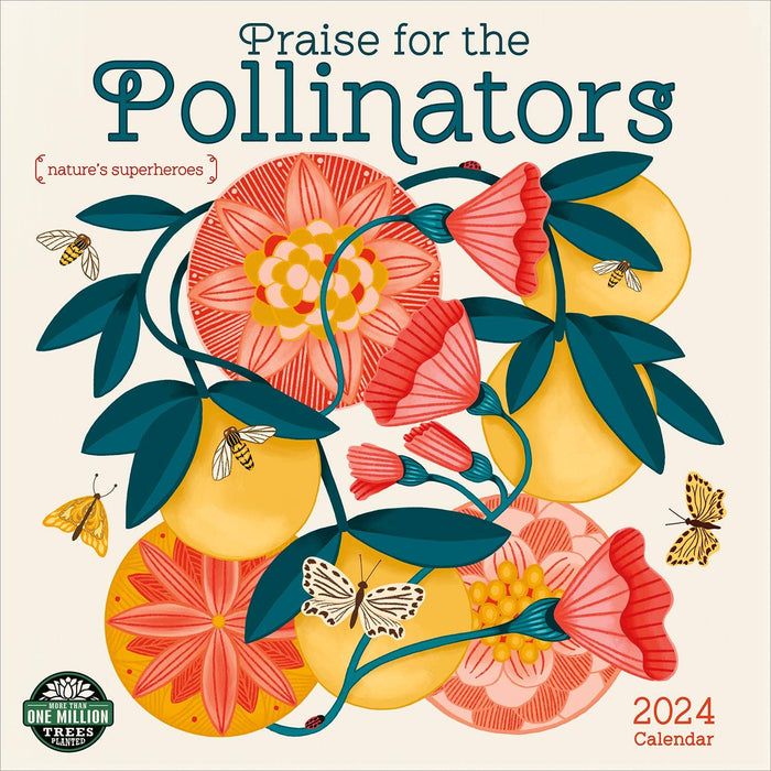 Amber Lotus Publishing - Praise for the Pollinators 2024 Wall Calendar